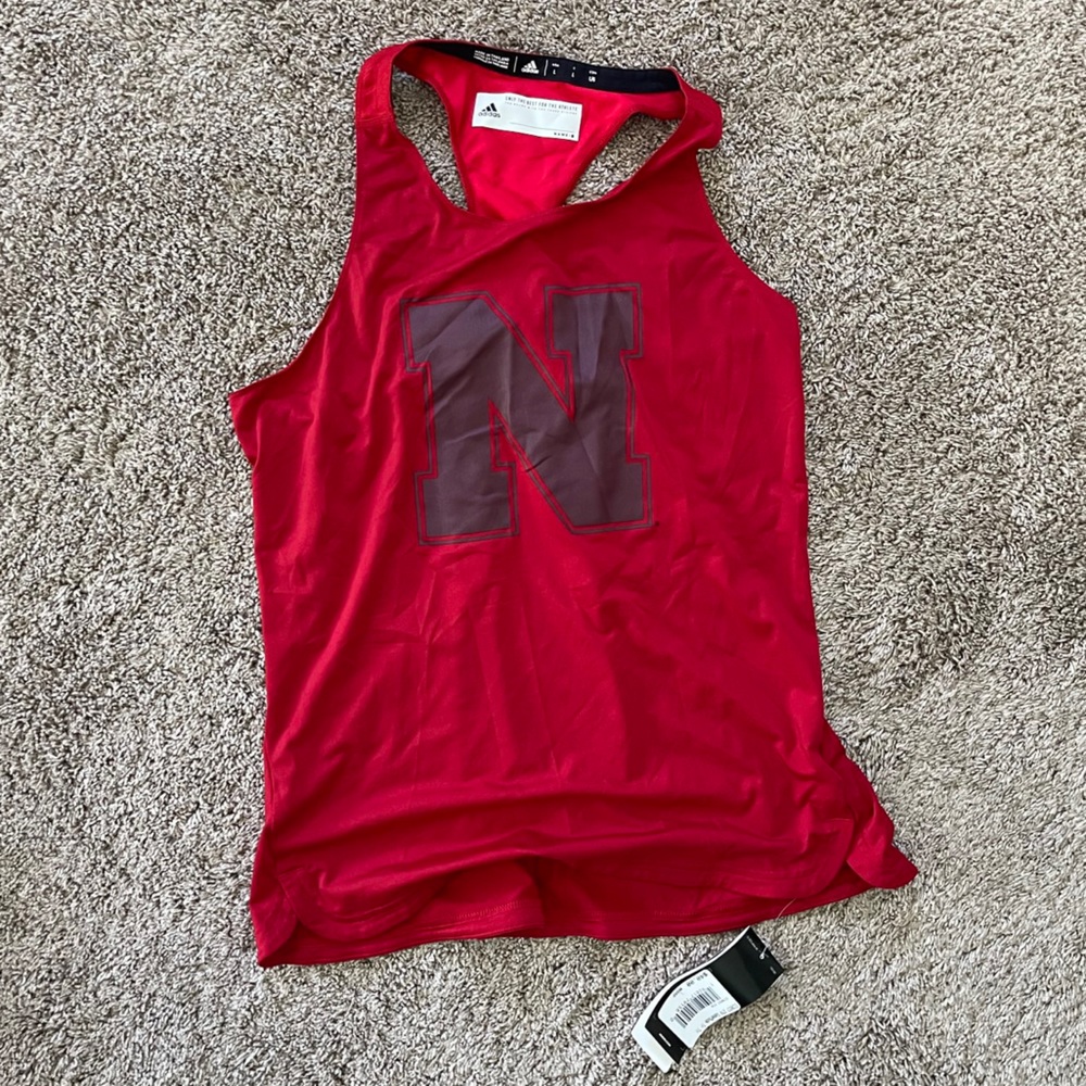 Nebraska Adidas tank top - Picture 1 of 2